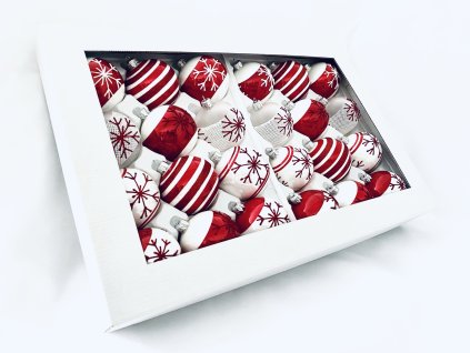 Santa Klausova šála - MAXI SET (Balení 24ks, Barva Sada, Velikost 7 cm)