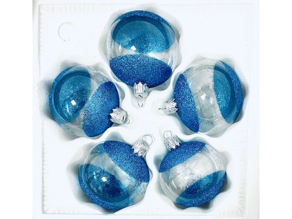 Sada vánočních ozdob, 5 ks, UNIKÁT MIRUM, 6 cm