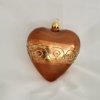 Srdce hnědé (Balení 1ks, Barva hnědá, Velikost 10 cm)