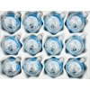Irisa Vánoční ozdoby NIKA modré koule 6 cm, SET 12 ks