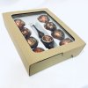 Irisa Rebecca's hearth collection: Hnědá špice a koule plné hvězd a tradice -  hnědé,červené  , 9 ks