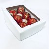 Sofie's zlatá vánoční klenotnice (sada 6 ks) , velikost 7 cm, červená