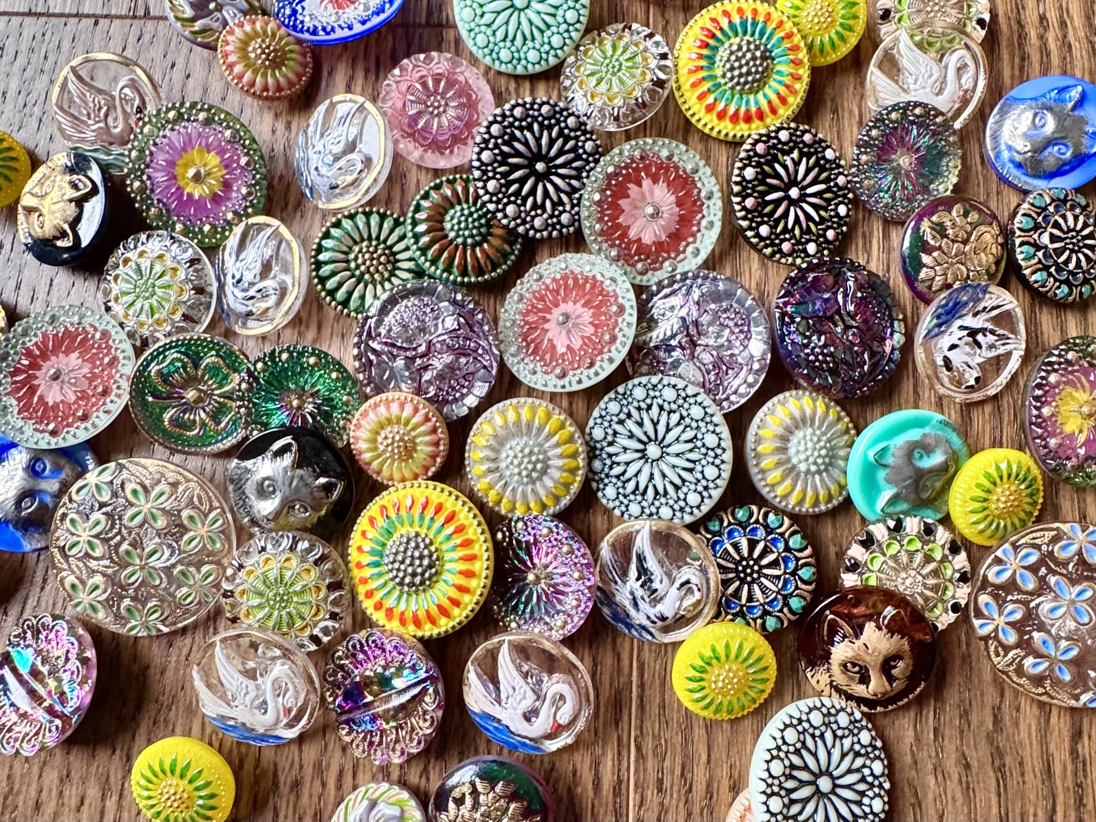 Skleněné knoflíky