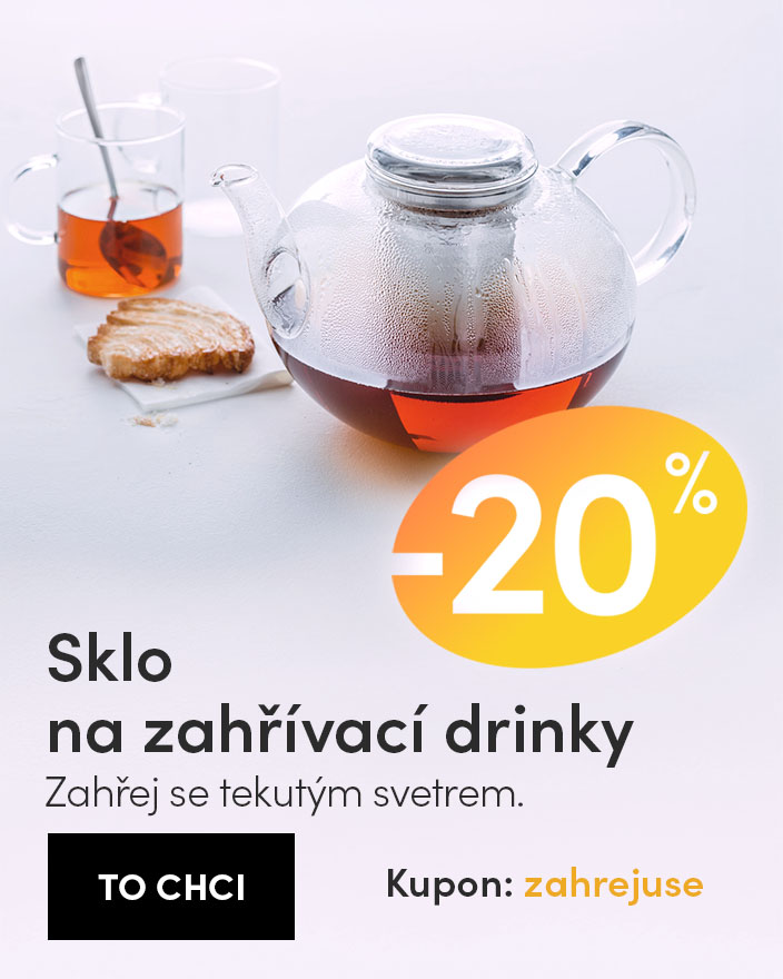Sklo na zahřívací drinky