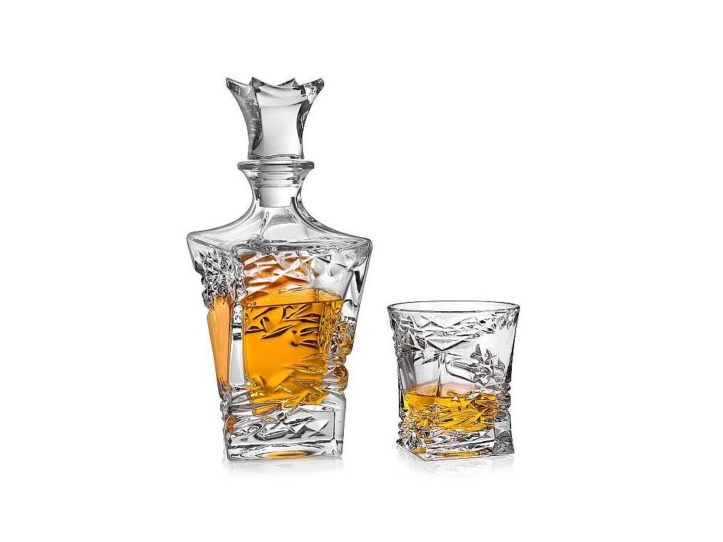 Crystal Bohemia SAMURAI whisky set (1+2) | Sklenenyshop.cz
