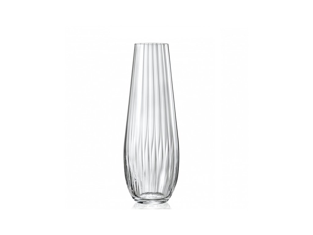 Crystalex Skleněná váza WATERFALL 340 mm | Skleněný shop cz