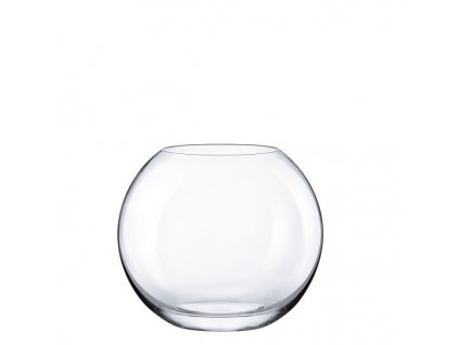 Rona skleněná váza kulatá 20 cm