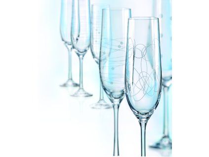 Crystalex Sklenice na šumivé víno VIOLA ELEMENTS 190 ml