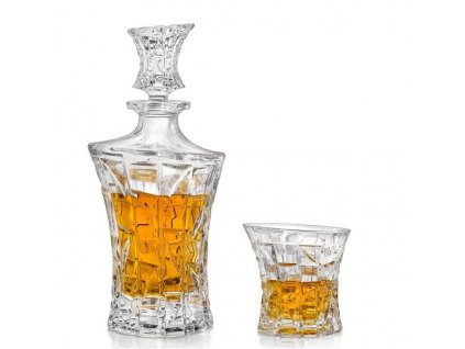 Crystalite Bohemia Patriot whisky set (1+6)