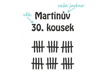 PM002 piskovaný pivní půllitr Martinův 30 kousek