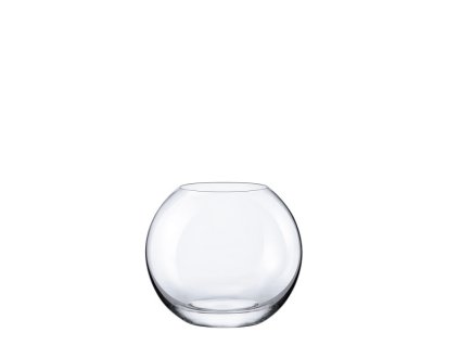 Rona skleněná váza kulatá malá 15 cm