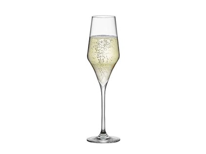 Rona kristalove Sklenice na sekt sampanske šumivé víno ARAM 220 ml 6 ks