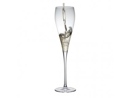 Rona kristalove Sklenice na sekt sampanske šumivé víno GRACE 280 ml, 2 ks
