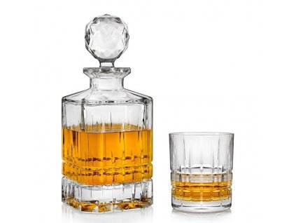 crystal bohemia whisky set dover