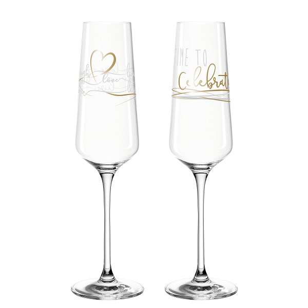 Leonardo PRESENTE CELEBRATE sklenice na sekt 280 ml, 2 ks