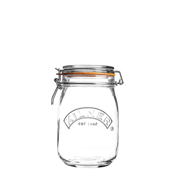 Kilner ROUND JAR sklenice s klipem 1 l