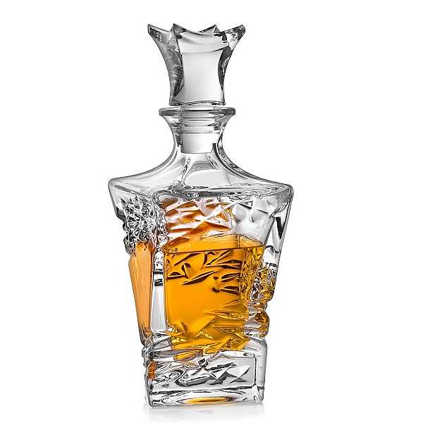 Crystal Bohemia Karafa na whisky SAMURAI 0,7 l | Sklenenyshop.cz