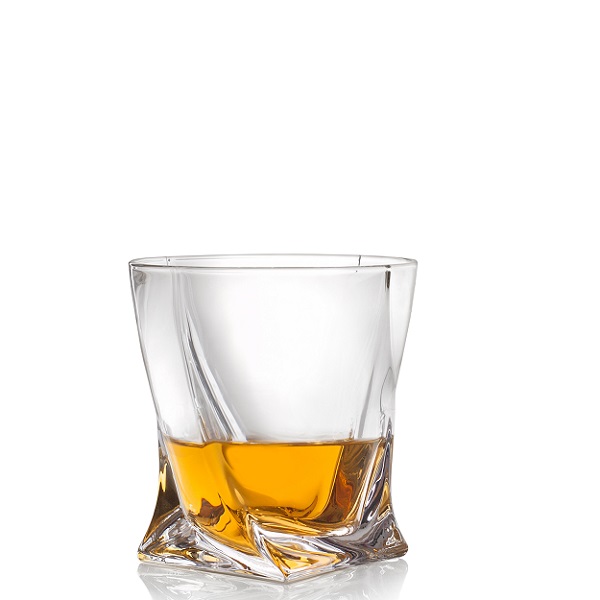 Crystal Bohemia Sklenice na whisky QUADRO 340 ml, 6 ks