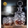 whisky set Morris Aurum crystal