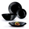Luminarc Jídelní souprava HARENA Black 19 ks