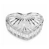 Crystal Bohemia Skleněná dóza ve tvaru Srdce 110 mm