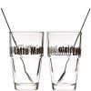 Leonardo Solo sklenice se lžičkou na Latte Macchiato 400 ml 2 ks