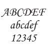 MONOTYPE pískování textu