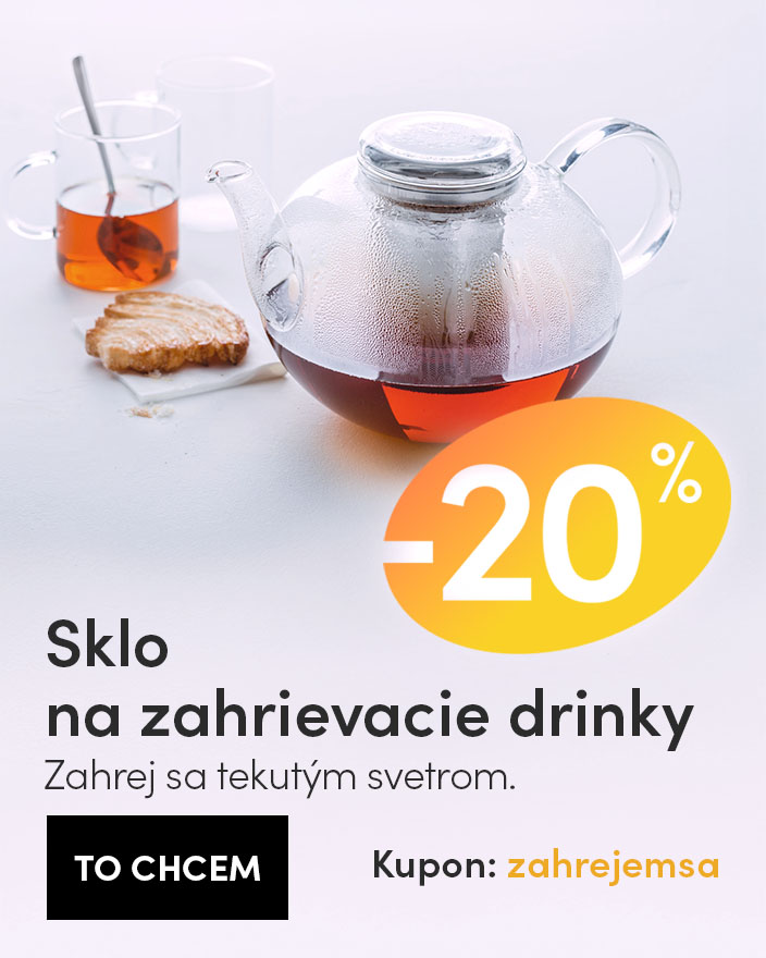 Sklo na zahrievacie drinky