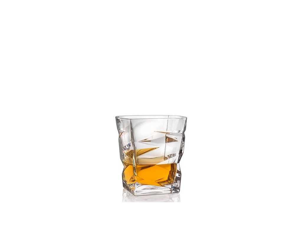 Bohemia Crystal sklenice na whisky zig zag