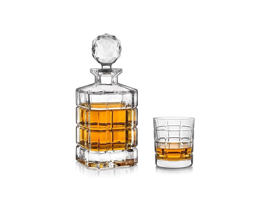 Crystal Bohemia Timesquare whisky set (1+6)
