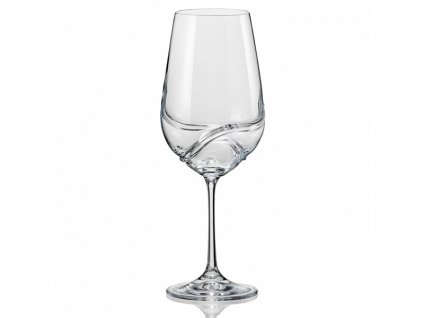 Crystalex křišťálové sklenice na červené víno Turbulence 550 ml 2 ks