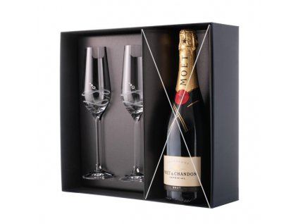 23037 2 diamante swarovski venezia champagne set 230 ml 2 ks