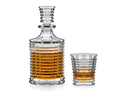crystal bohemia blade whisky set