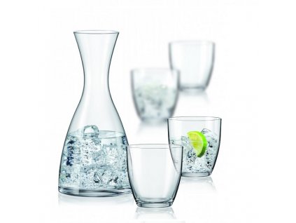Crystalex WATER SET karafa a sklenice na vodu (1+4)