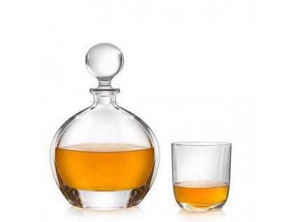 Crystalite Bohemia Orbit whisky set (1+6)