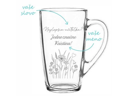 piskovany hrnek nejlepsi ucitelka