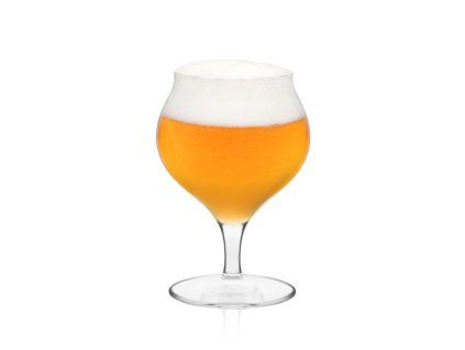 Rona kristalove pivni sklenice na pivo na stopce Small Beer 390 ml 6 ks