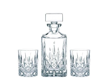 Nachtmann luxusní whisky set Noblesse karafa a sklenice kvalitní křišťálové sklo
