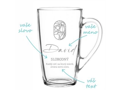 piskovany hrnek znameni strelce