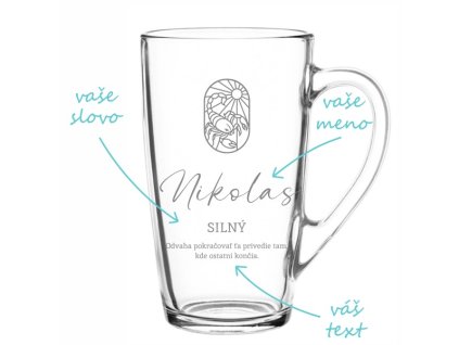 piskovany hrnek znameni stira