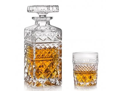 Crystal Bohemia Madison whisky set