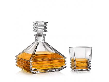 crystal bohemia maria whisky set