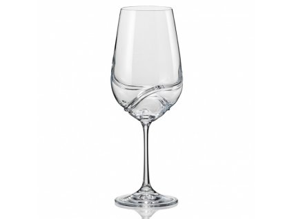Crystalex Sklenice na víno TURBULENCE 550 ml