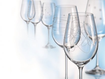 Crystalex Sklenice na víno VIOLA ELEMENTS 450 ml