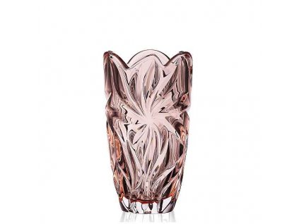 Aurum Crystal Váza Flora pink 28 cm
