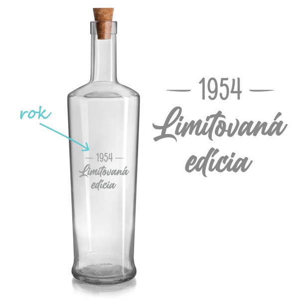 Pieskovaná fľaša Olea Piede Limitovaná edícia 0,7 l