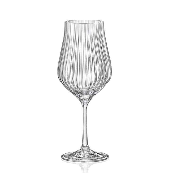 Crystalex Poháre na víno TULIPA OPTIC 450 ml, 6 ks