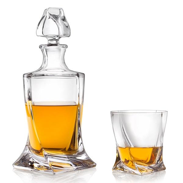 Crystal Bohemia Quadro Whisky Set (1+2)