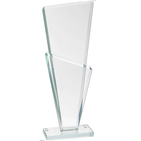 Sklenená plaketa Double 32 cm