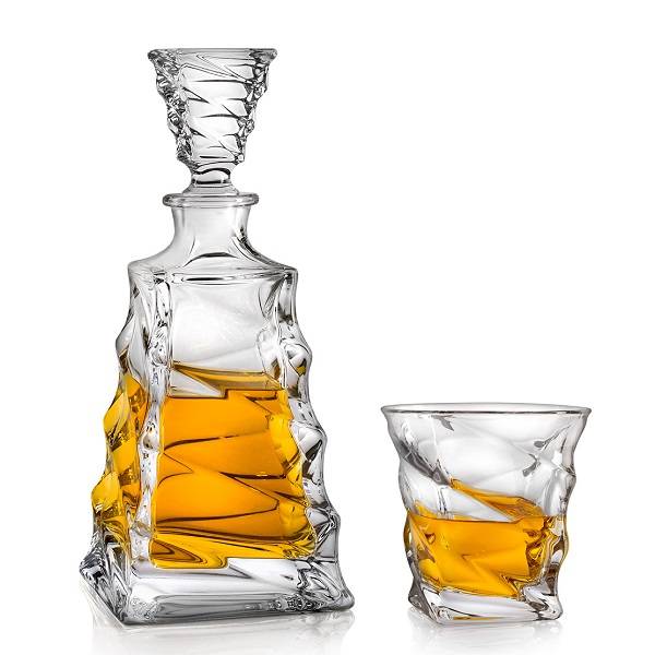 Crystal Bohemia CASABLANCA whisky set (1 + 6)